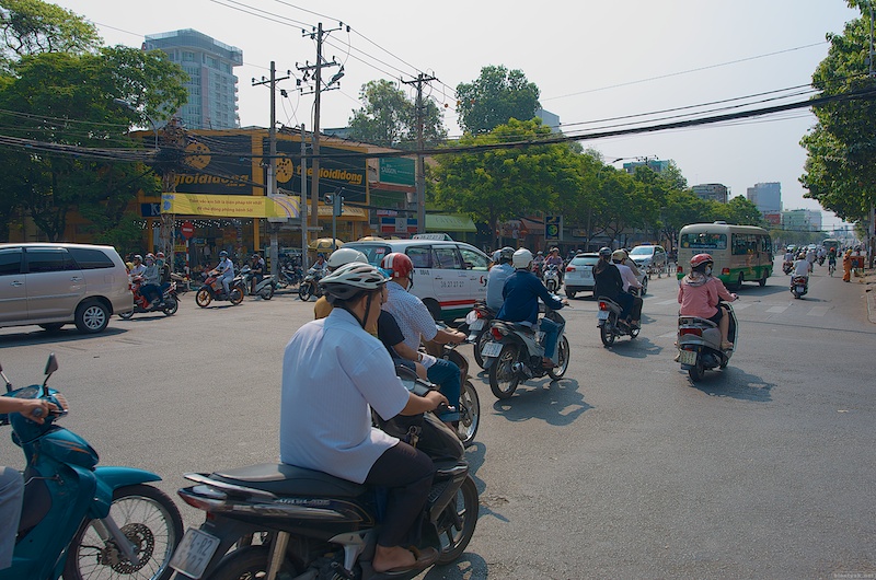 Typical HCMC street scene