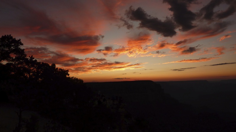 Sonnenuntergang am Canyon - welch wunderschöne Absturzgefahr ;-)
