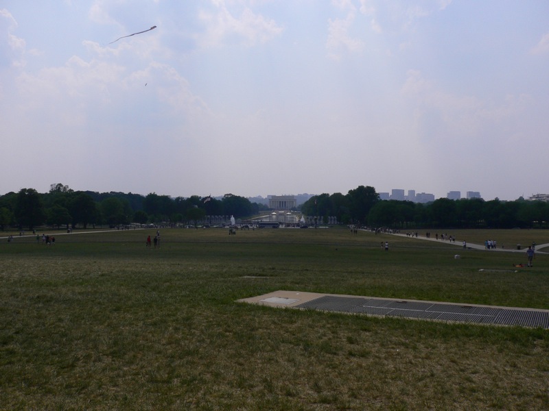 Blick auf das Lincoln Memorial