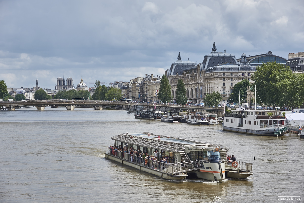 The Seine and Notre Dame in the background