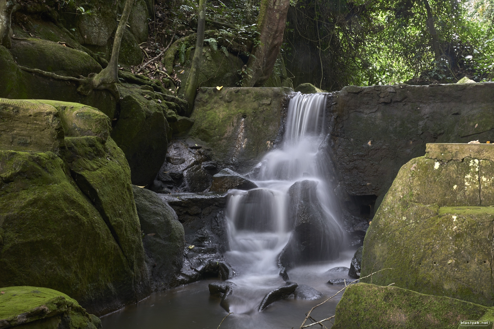 Little waterfall @ Secret Buddha Garden